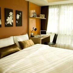 Отель Golden Pearl Hotel Таиланд, Бангкок - отзывы, цены и фото номеров - забронировать отель Golden Pearl Hotel онлайн комната для гостей фото 4