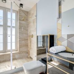 Отель Apartamenty Sowa Gdańsk Польша, Гданьск - отзывы, цены и фото номеров - забронировать отель Apartamenty Sowa Gdańsk онлайн ванная фото 2