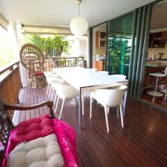 Отель Appartement Sunset Beach Carlton Holiday home 2 Французская Полинезия, Пунаауиа - отзывы, цены и фото номеров - забронировать отель Appartement Sunset Beach Carlton Holiday home 2 онлайн балкон