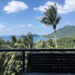 Отель Koh Tao Heights Apartments Таиланд, Мэй-Хаад-Бэй - отзывы, цены и фото номеров - забронировать отель Koh Tao Heights Apartments онлайн балкон