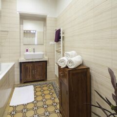 Отель Old Town - Dusni Apartments Чехия, Прага - отзывы, цены и фото номеров - забронировать отель Old Town - Dusni Apartments онлайн ванная фото 2