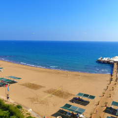 Vonresort Golden Beach Турция, Чолакли - 1 отзыв об отеле, цены и фото номеров - забронировать отель Vonresort Golden Beach онлайн пляж фото 2