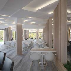 Отель Invisa Hotel Es Pla - Только для взрослых Испания, Сан-Антони-де-Портмань - 1 отзыв об отеле, цены и фото номеров - забронировать отель Invisa Hotel Es Pla - Только для взрослых онлайн гостиничный бар