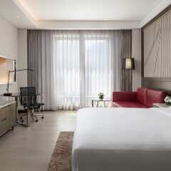 Отель Courtyard by Marriott Tianjin Hongqiao Китай, Тяньцзинь - отзывы, цены и фото номеров - забронировать отель Courtyard by Marriott Tianjin Hongqiao онлайн комната для гостей фото 4