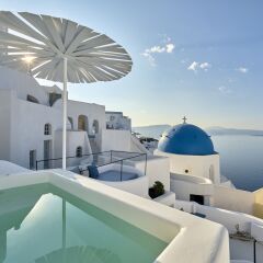 Отель Cave Suite Oia Греция, Остров Санторини - отзывы, цены и фото номеров - забронировать отель Cave Suite Oia онлайн бассейн фото 2