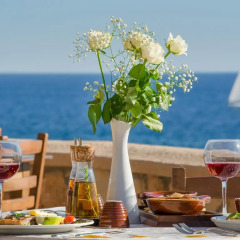 Отель Al Mare Villas питание
