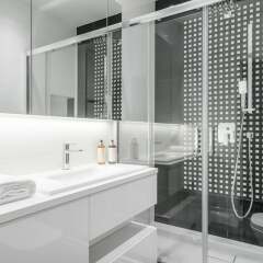 Отель RentPlanet Apartament Laciarska Вроцлав ванная фото 2
