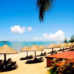 Отель Grand Soluxe Hotel & Resort, Sanya Китай, Санья - отзывы, цены и фото номеров - забронировать отель Grand Soluxe Hotel & Resort, Sanya онлайн пляж фото 2