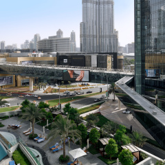 Отель Address Boulevard Дубай балкон