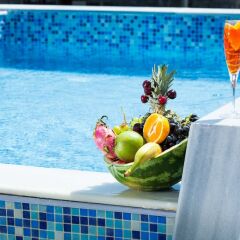 Отель Nymphes Deluxe Accommodation Греция, Пефкохори - отзывы, цены и фото номеров - забронировать отель Nymphes Deluxe Accommodation онлайн бассейн фото 2
