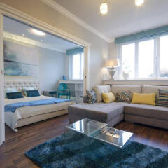 Апартаменты Dom&house Apartments Monte Cassino - Turkusowy Сопот комната для гостей фото 5