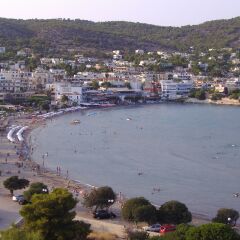 Отель Kavos Bay Seafront Hotel Греция, Эгина - отзывы, цены и фото номеров - забронировать отель Kavos Bay Seafront Hotel онлайн пляж