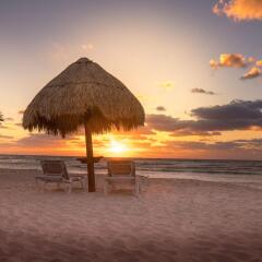 Отель Platinum Yucatan Princess Adults Only - Todo Incluido пляж фото 2