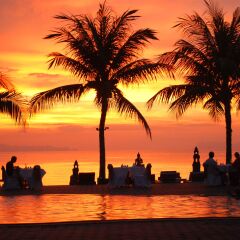 Отель Rajapruek Samui Resort Таиланд, Самуи - отзывы, цены и фото номеров - забронировать отель Rajapruek Samui Resort онлайн пляж фото 2