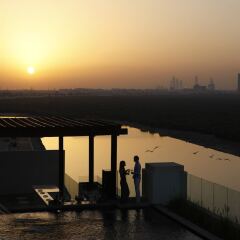 Отель Anantara Eastern Mangroves Abu Dhabi Абу-Даби приотельная территория