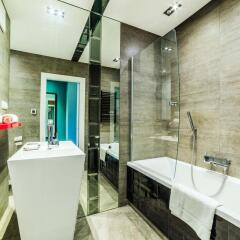Отель Oxygen Central Apartments Польша, Варшава - отзывы, цены и фото номеров - забронировать отель Oxygen Central Apartments онлайн ванная фото 4