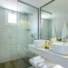 Отель Dimitra Beach Resort Греция, Кос - отзывы, цены и фото номеров - забронировать отель Dimitra Beach Resort онлайн ванная