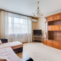 Апартаменты Apartment near park Kolomenskoe комната для гостей фото 4