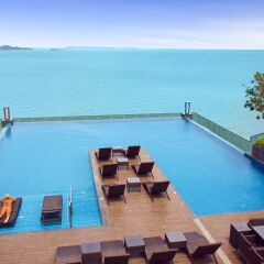 Отель Wong Amat Tower Apt.909 Паттайя бассейн