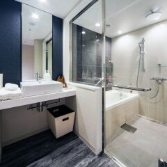 Отель Daiwa Roynet Hotel Ginza Япония, Токио - отзывы, цены и фото номеров - забронировать отель Daiwa Roynet Hotel Ginza онлайн ванная фото 2