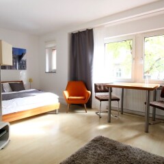 Апартаменты Arthouse Apartments im Belgischen Viertel Кёльн комната для гостей фото 5