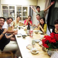Отель Guest House Hokorobi Фукуока питание