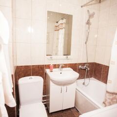 Гостиница Funny Dolphins Apartments Goncharny в Москве отзывы, цены и фото номеров - забронировать гостиницу Funny Dolphins Apartments Goncharny онлайн Москва ванная