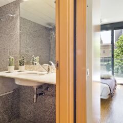 Отель My Space Barcelona Executive Apartments Center Испания, Барселона - отзывы, цены и фото номеров - забронировать отель My Space Barcelona Executive Apartments Center онлайн ванная фото 2