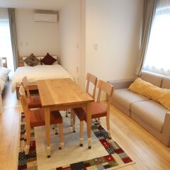 Apartment Hotel Tenjin Tumugu Фукуока комната для гостей фото 2