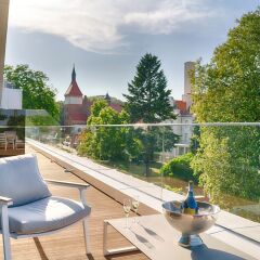 Отель Focus Hotel Premium Sopot Польша, Сопот - отзывы, цены и фото номеров - забронировать отель Focus Hotel Premium Sopot онлайн балкон