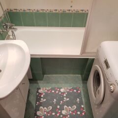 Гостиница DeLuxe Apartment Grina 34 в Москве отзывы, цены и фото номеров - забронировать гостиницу DeLuxe Apartment Grina 34 онлайн Москва ванная