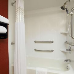 Отель Hampton Inn Columbus-International Airport США, Колумбус - отзывы, цены и фото номеров - забронировать отель Hampton Inn Columbus-International Airport онлайн ванная фото 2