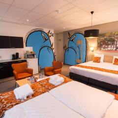 Amsterdam Teleport Hotel комната для гостей фото 4