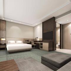 Отель Hyatt Place Shanghai Hongqiao CBD Китай, Шанхай - отзывы, цены и фото номеров - забронировать отель Hyatt Place Shanghai Hongqiao CBD онлайн комната для гостей фото 4