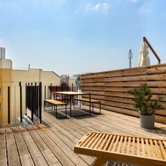 Отель Limehome Wien Thaliastraße Deluxe Австрия, Вена - отзывы, цены и фото номеров - забронировать отель Limehome Wien Thaliastraße Deluxe онлайн балкон