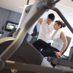 Отель InterContinental Shanghai Jing’ An фитнесс-зал