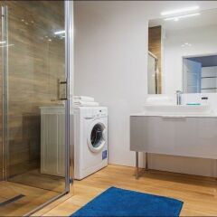 Отель P&O Apartments Solec Польша, Варшава - отзывы, цены и фото номеров - забронировать отель P&O Apartments Solec онлайн ванная фото 2