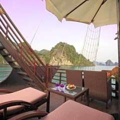 Отель Pelican Halong Cruise Вьетнам, Халонг - отзывы, цены и фото номеров - забронировать отель Pelican Halong Cruise онлайн пляж фото 2