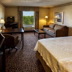 Отель Hampton Inn & Suites Staten Island США, Нью-Йорк - отзывы, цены и фото номеров - забронировать отель Hampton Inn & Suites Staten Island онлайн комната для гостей фото 2