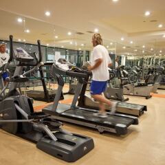 Grand Seker Hotel Турция, Сиде - 1 отзыв об отеле, цены и фото номеров - забронировать отель Grand Seker Hotel - All Inclusive онлайн фитнесс-зал фото 3