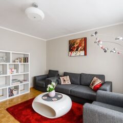 Апартаменты P&O Apartments Stegny 3 Варшава комната для гостей фото 3