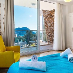 Villa Tizia by Akdenizvillam Турция, Калкан - отзывы, цены и фото номеров - забронировать отель Villa Tizia by Akdenizvillam онлайн комната для гостей фото 5