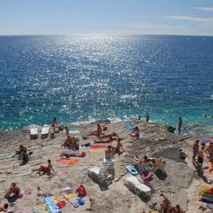 Отель Horizont Resort пляж