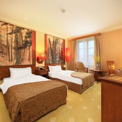 Отель Lindner Hotel Prague Castle Чехия, Прага - 2 отзыва об отеле, цены и фото номеров - забронировать отель Lindner Hotel Prague Castle онлайн комната для гостей фото 2