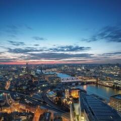 Shangri-La Hotel at The Shard, London балкон