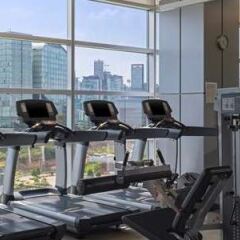 Отель Westin Santa Fe Мехико фитнесс-зал фото 4