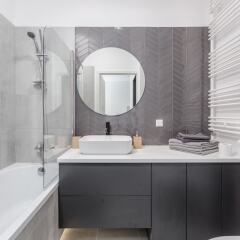 Отель Chill Apartments Bemowo Польша, Варшава - отзывы, цены и фото номеров - забронировать отель Chill Apartments Bemowo онлайн ванная фото 2