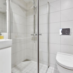 Апартаменты Forenom Serviced Apartments Oslo Majorstuen ванная
