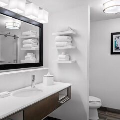 Отель Hampton Inn & Suites Los Angeles/Hollywood США, Лос-Анджелес - 8 отзывов об отеле, цены и фото номеров - забронировать отель Hampton Inn & Suites Los Angeles/Hollywood онлайн ванная