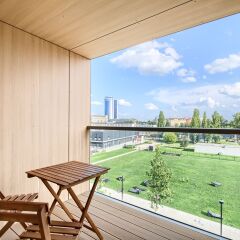Отель P&O Apartments Kolejowa Польша, Варшава - отзывы, цены и фото номеров - забронировать отель P&O Apartments Kolejowa онлайн балкон